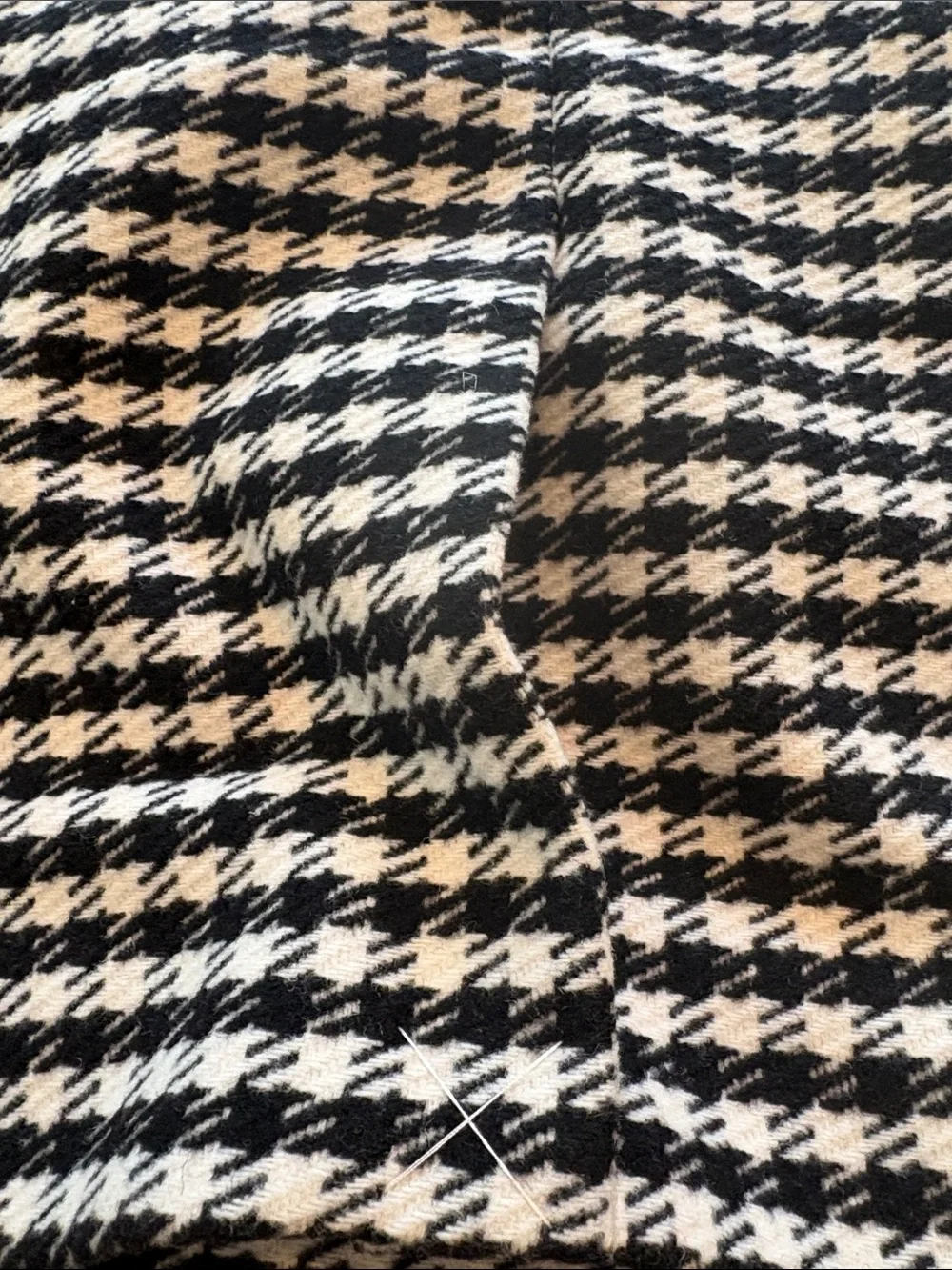 Ann Taylor Black and White Houndstooth Blazer